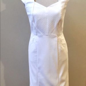 Etcetera Off White Fitted Dress